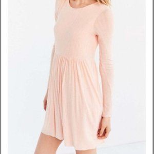 Urban Outfitters Kimchi Blue Babydoll Pink Dress